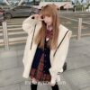 Angelcore Kawaii Sailor Wool Coat