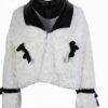 Winter Warm Faux Fur Bow Designer Wool Fairycore Short Coat 6