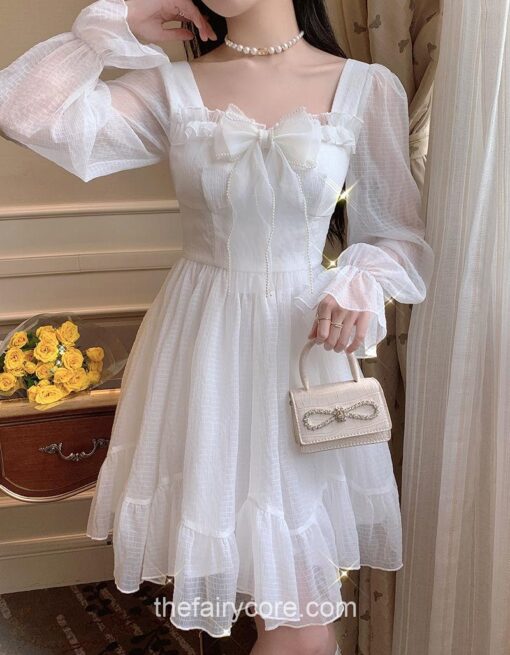 Softie Fairy Bow Princess Kawaii Lolita Dress 11