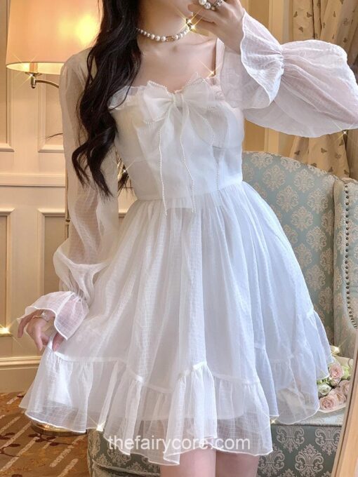 Softie Fairy Bow Princess Kawaii Lolita Dress 8