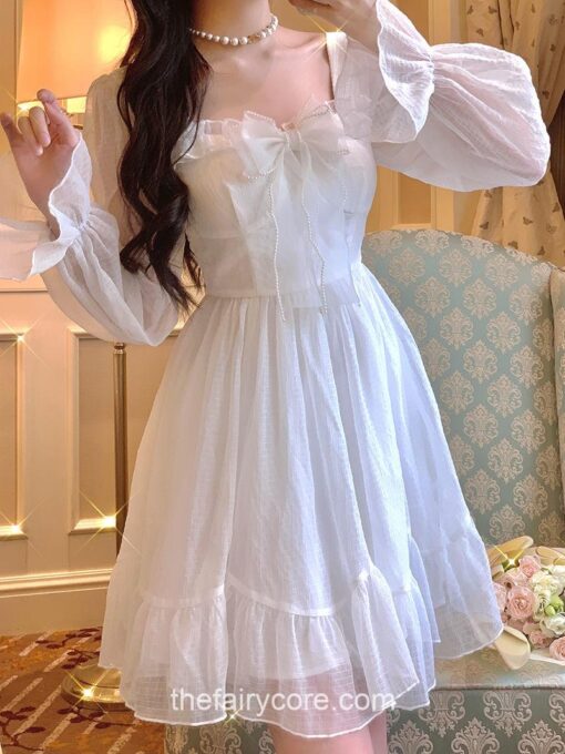 Softie Fairy Bow Princess Kawaii Lolita Dress 9